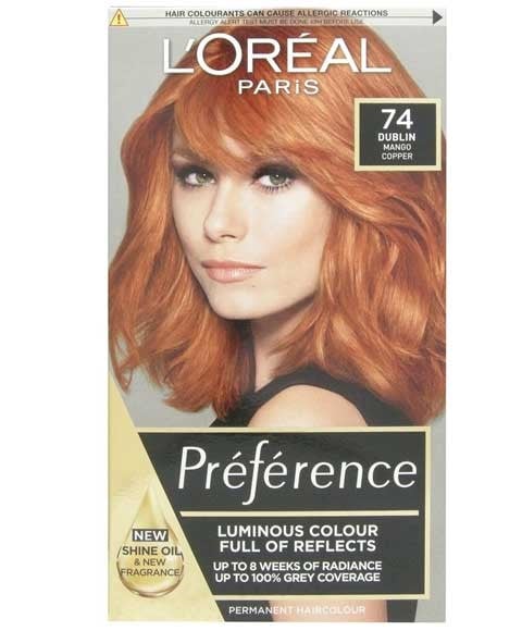PRÉFÉRENCE INFINIA COULEUR PERMANENTE 74 MANGUE CUIVRE INTENSE