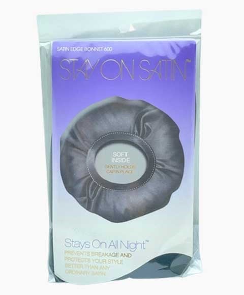 RESTEZ SUR SATIN EDGE BONNET 600 NOIR 