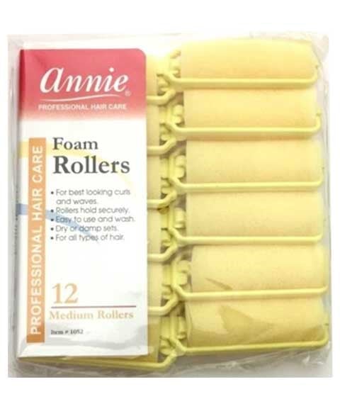 ROULEAUX EN MOUSSE ANNIE JAUNE 