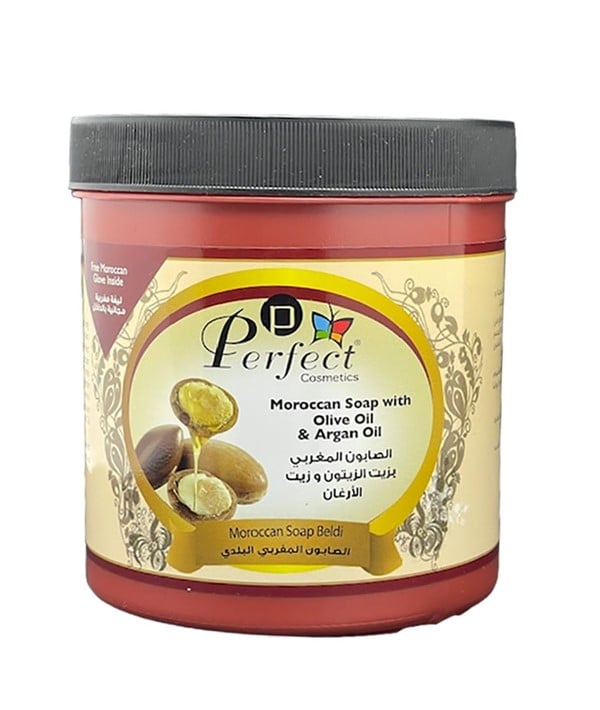 SAVON MAROCAIN NATUREL À L'HUILE D'OLIVE NATURELLE ET À L'HUILE D'ARGAN