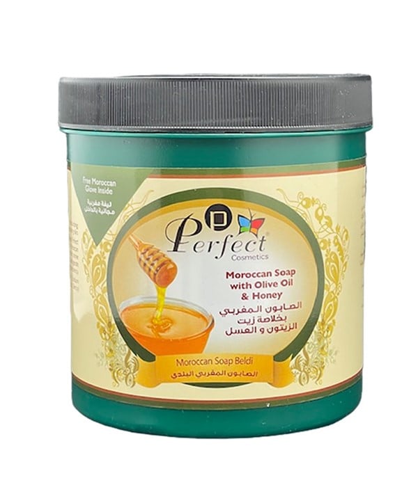 SAVON MAROCAIN NATUREL À L'HUILE D'OLIVE NATURELLE ET AU MIEL 