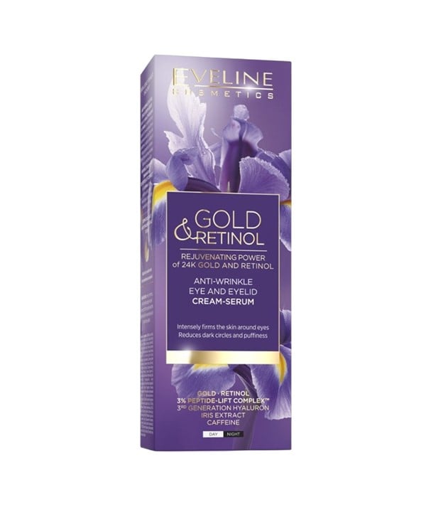 SÉRUM CRÈME ANTI RIDES YEUX ET PAUPIÈRES GOLD RETINOL