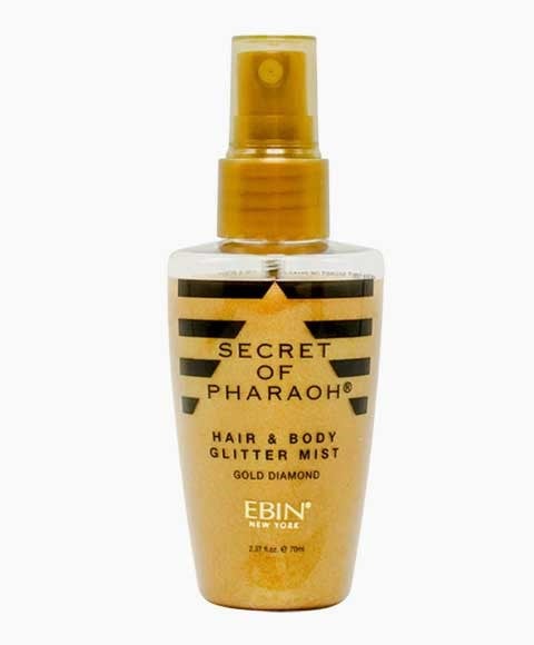 SECRET DE PHARAON CHEVEUX ET CORPS GLITTER MIST GOLD DIAMOND