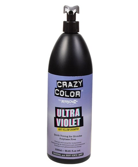SHAMPOOING ANTI-JAUNE ULTRA VIOLET RENBOW CRAZY CRAZY