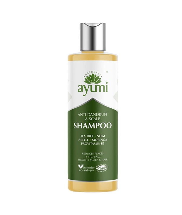 SHAMPOOING ANTI PELLICULAIRES ET CUIR CHEVELU AYUMI NATURALS 