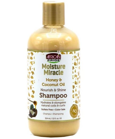 SHAMPOOING MOISTURE MIRACLE AU MIEL ET À L'HUILE DE COCO 
