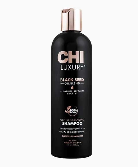 SHAMPOOING NETTOYANT DOUX MÉLANGE D'HUILE DE GRAINES NOIRES DE LUXE CHI