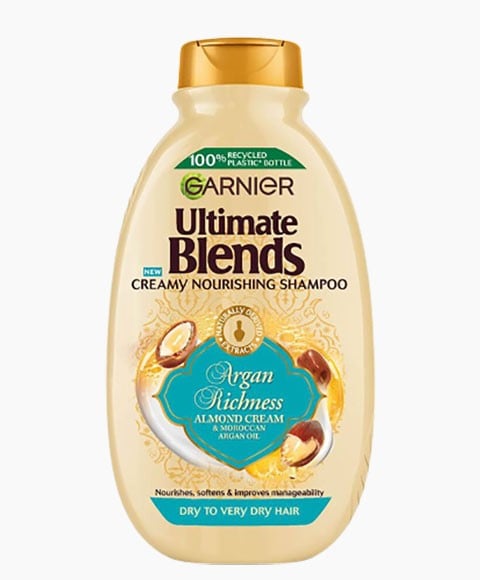 SHAMPOOING NOURRISSANT CRÉMEUX RICHE D'ARGAN ULTIMATE BLENDS 