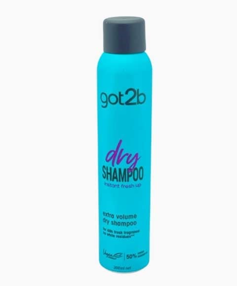 SHAMPOOING SEC EXTRA VOLUME INSTANT FRESH UP GOT2B 