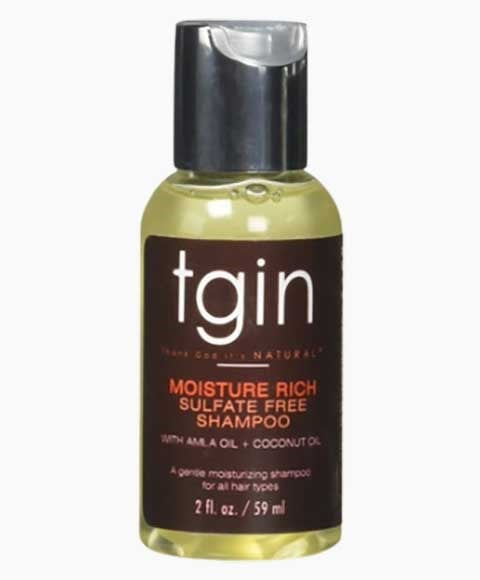 SHAMPOOING TGIN RICHE EN HUMIDITÉ SANS SULFATE FORMAT VOYAGE 