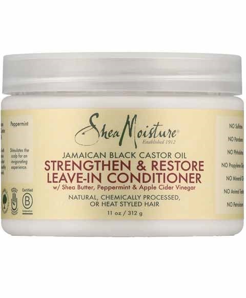 SHEA MOISTURE HUILE DE RICIN NOIRE JAMAÏCAINE LAISSER EN CONDITION