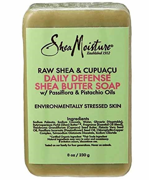 SHEA MOISTURE RAW SHEA & CUPUACU DAILY DEFENSE CLEANSING B