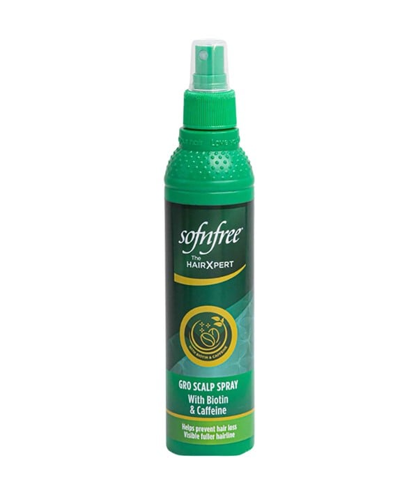SOF N FREE HAIR XPERT GRO SPRAY POUR LE CUIR CHEVELU AVEC DE LA BIOTINE ET DU CAFF