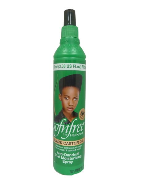 SOF N FREE HUILE DE RICIN NOIRE ANTI PELLICULAIRE CURL MOISTURIZIN