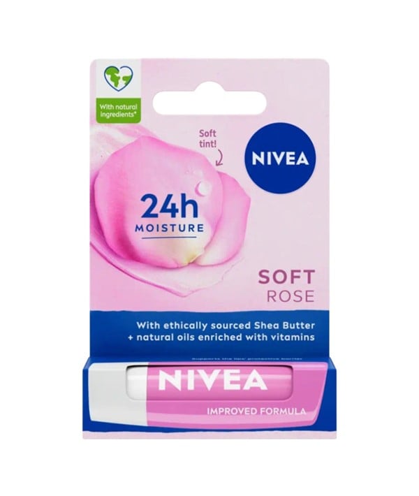 SOIN DES LÈVRES 24H NIVEA SOFT ROSE 
