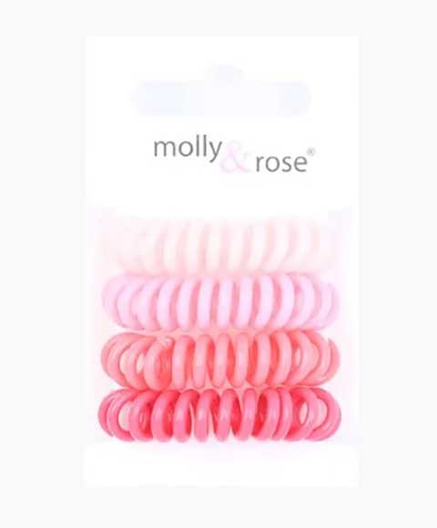 SPIRAL HAIR BOBBLE GRIPS ASSORTED 8783