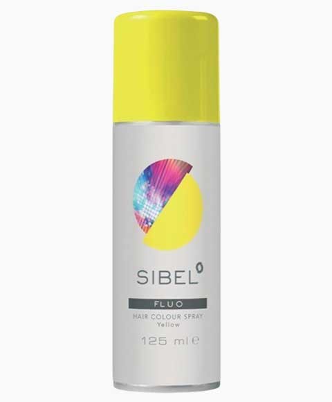 SPRAY COLORATION CHEVEUX JAUNE FLUO SIBEL