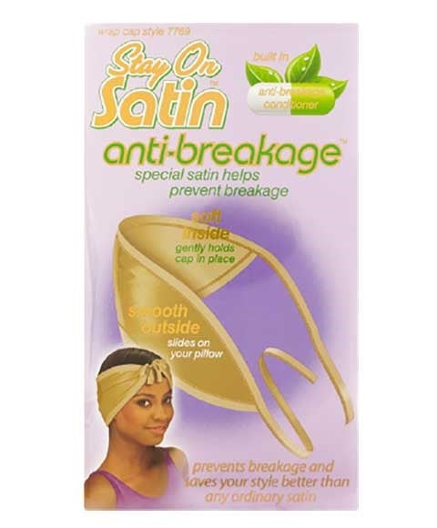 STAY ON SATIN ANTI CASSE WRAP CAP 7769 