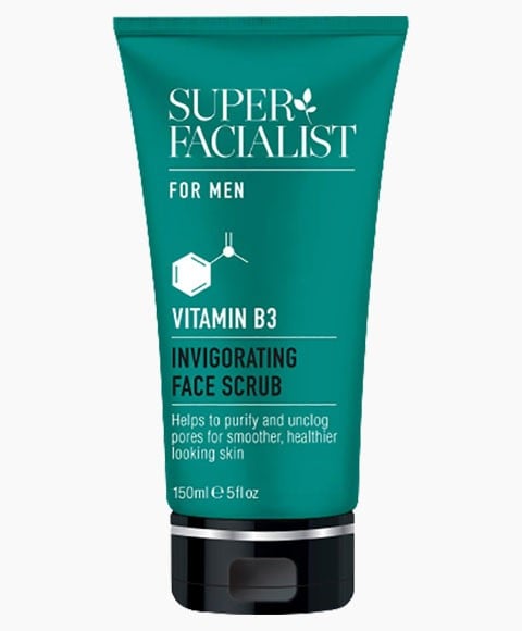 SUPER FACIALIST MEN GOMMAGE VISAGE REVIGORANT À LA VITAMINE B3