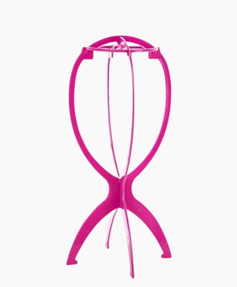 SUPPORT DE PERRUQUE EN PLASTIQUE PORTABLE