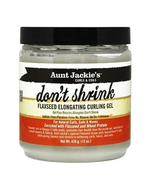 TANTE JACKIES DONT SHRINK GEL DE CURLING ALLONGANT AUX GRAINES DE LIN 