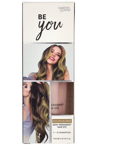 Teinture capillaire semi-permanente BE YOU BLONDE DORÉ 