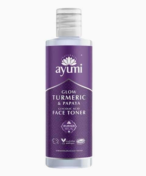 TONIQUE POUR LE VISAGE AU CURCUMA ET À LA PAPAYE AYUMI GLOW 