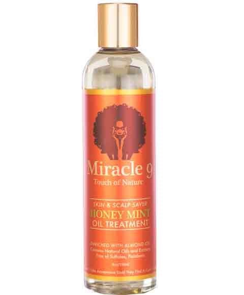 TRAITEMENT À L'HUILE DE MENTHE AU MIEL POUR LA PEAU ET LE CUIR CHEVELU