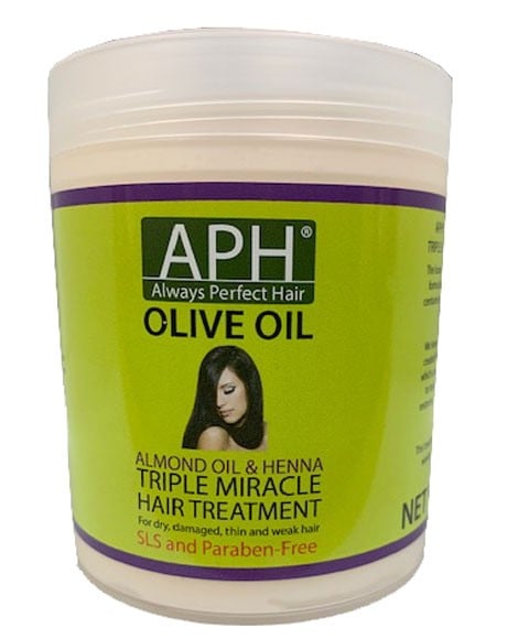 TRAITEMENT CAPILLAIRE TRIPLE MIRACLE À L'HUILE D'OLIVE BIOLOGIQUE 