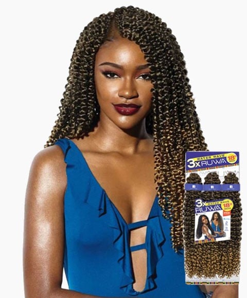 X PRESSION SYN 3X TRESSE RUWA WATER WAVE PRÉ-ÉTIRÉE 