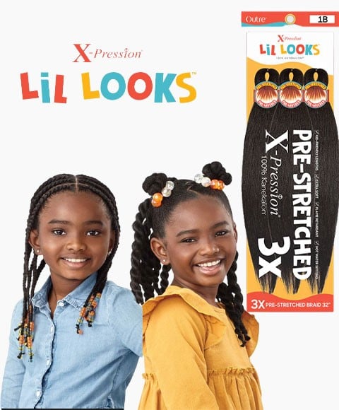 X PRESSION SYN LIL LOOKS 3X TRESSE PRÉ-ÉTIRÉE 